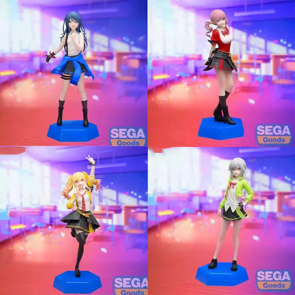 Original SEGA Desktop x Decorate Vocaloid Project SEKAI COLORFUL STAGE! Hatsune Miku PVC Anime Figure Action Figures Model Toys