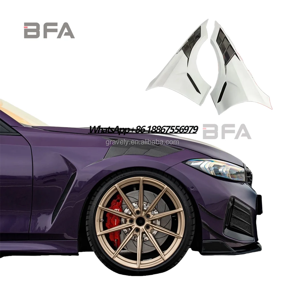 

For 19-24 3 Series G20 G28 Upgrade Modified Carbon Fiber Fender Porous Front Fender Body Kit