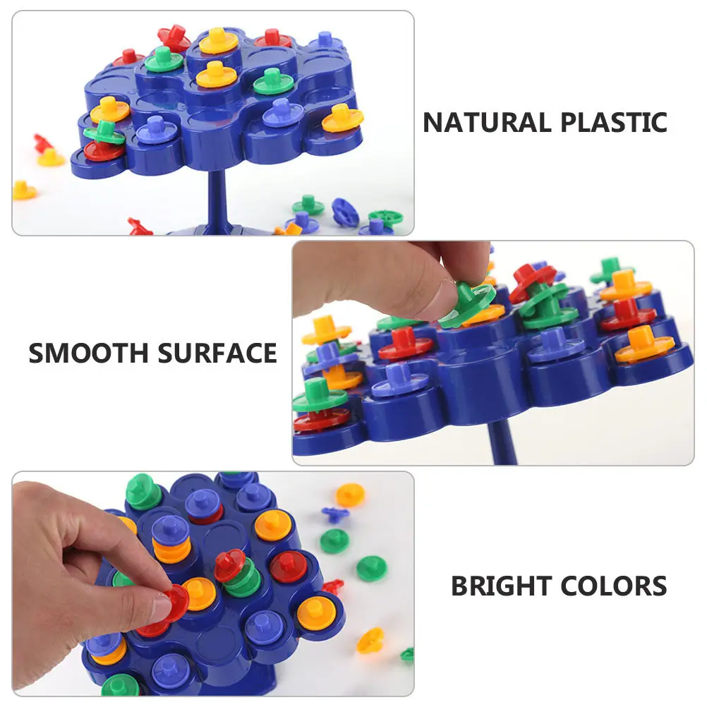 

2Sets Intellectual Balance Tree Desktop Two-Person Battle Game Children Educational Playthings for Hand-Eye Coordination