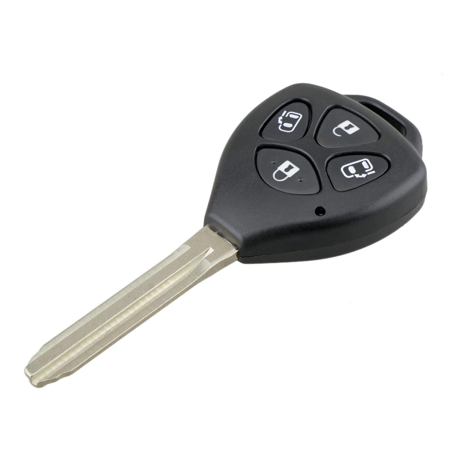 Custodia per chiave auto a 4 pulsanti + lama TOY43 per Toyota Alphard 2005-2009 Guscio portachiavi remoto