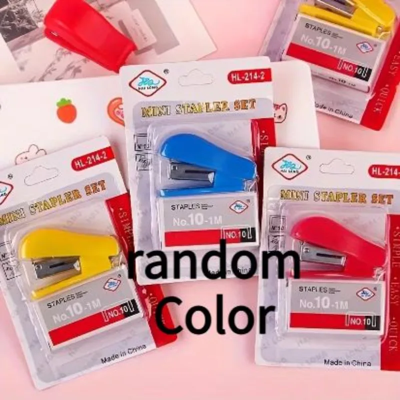 1 Juego de Mini Engrapadoras Bonitas, Engrapadora Pequeña, Material Escolar, Engrapadora Económica