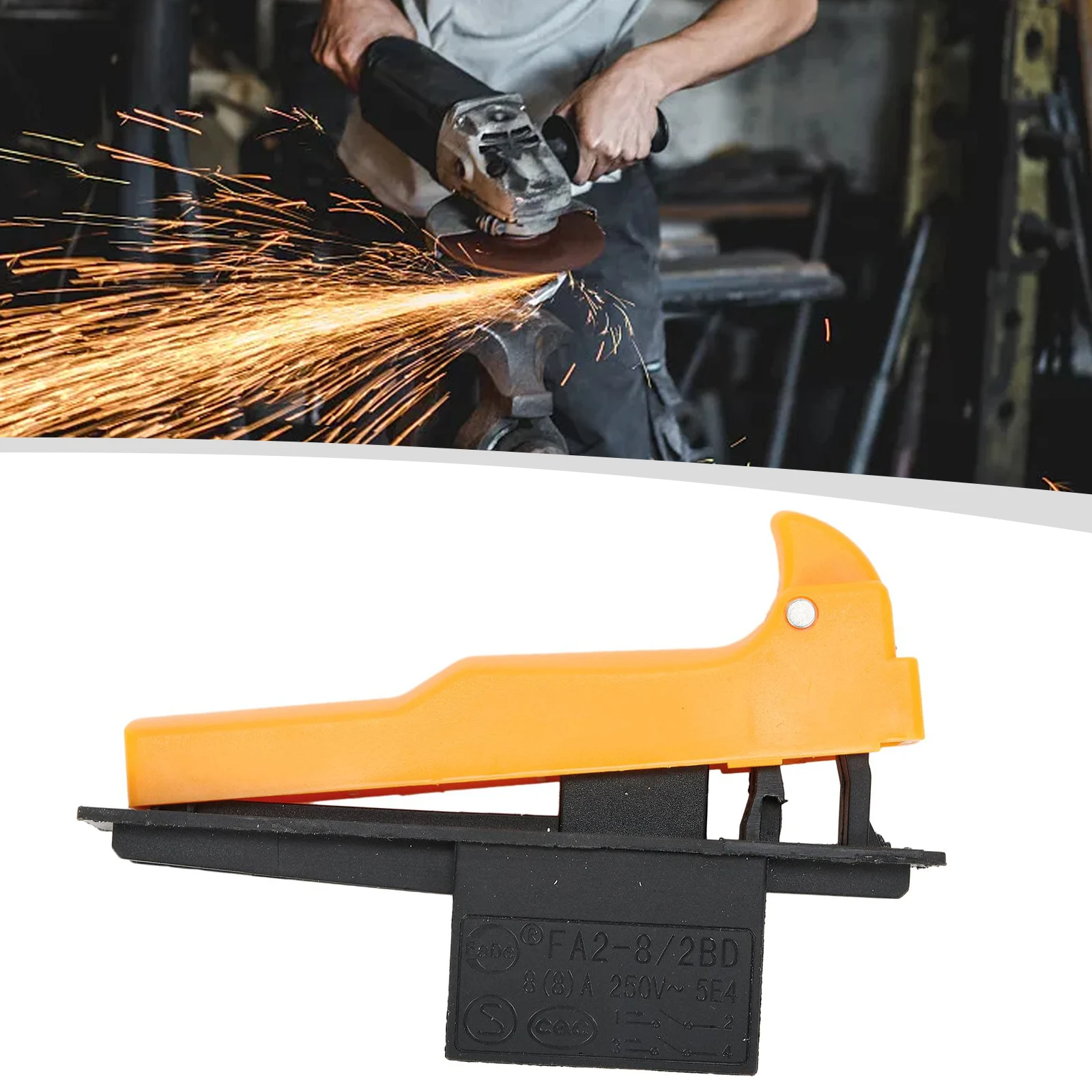 

Electric Power Tools Accessories Trigger Switch Angle Grinder Switch Power Tools Parts Replacement Switch Parts