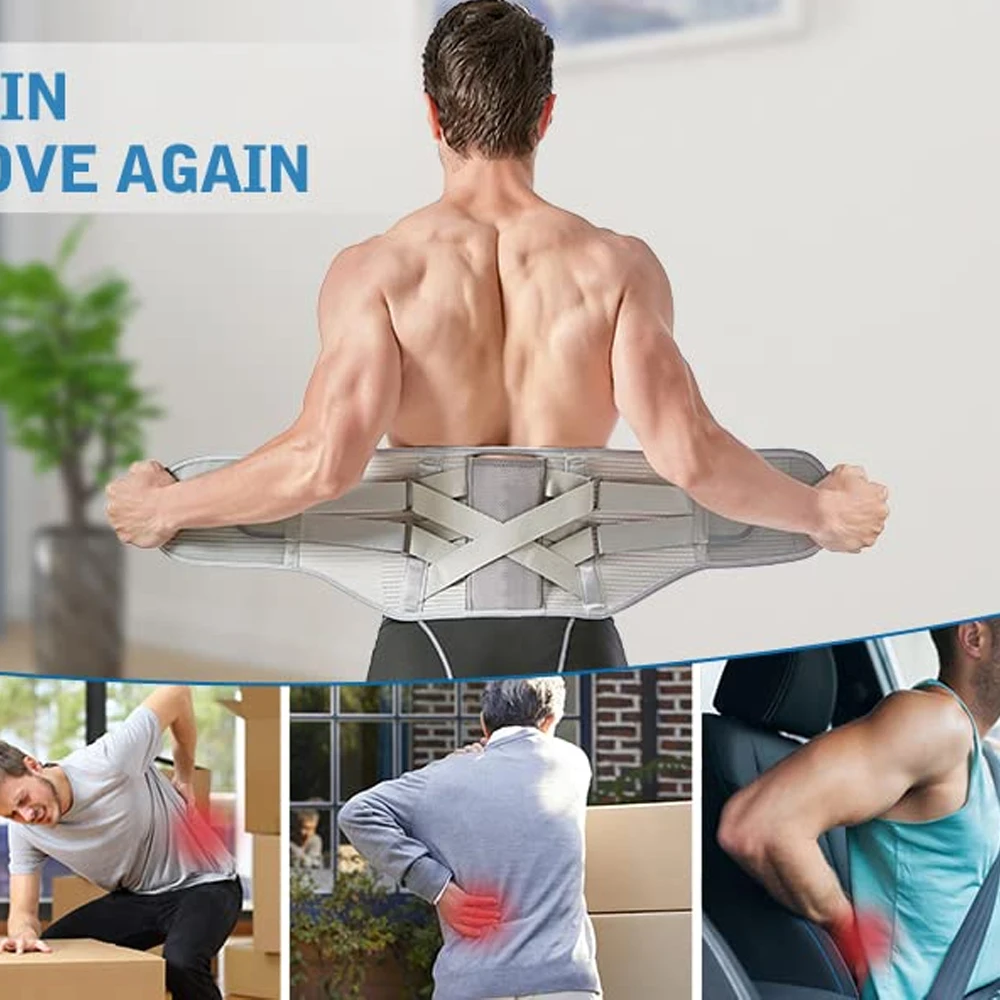 Back Brace for Lower Back Pain Relief -Back Support Belt for Women&Men,Lower Back Brace for Herniated Disc,Sciatica