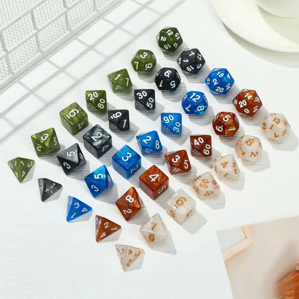 7Pcs/Set Gifts Party Supplies For TRPG DND Leisure Entertainment Toys Board Game Game Accessory Dice Set