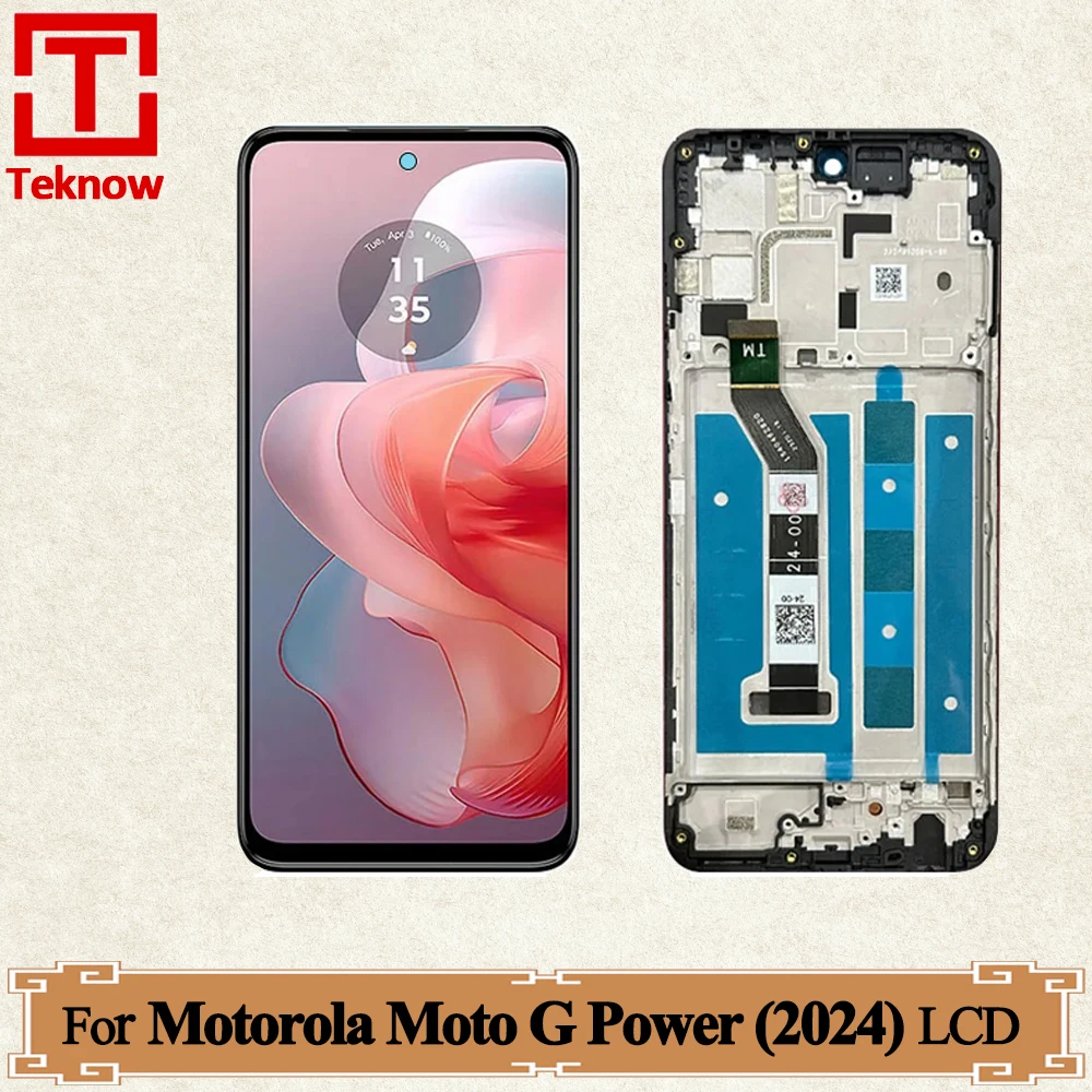 

Original 6.7" For Motorola Moto G Power 2024 LCD Display XT2415V Touch Panel Digitizer For Moto G Power (2024) Replacement Parts