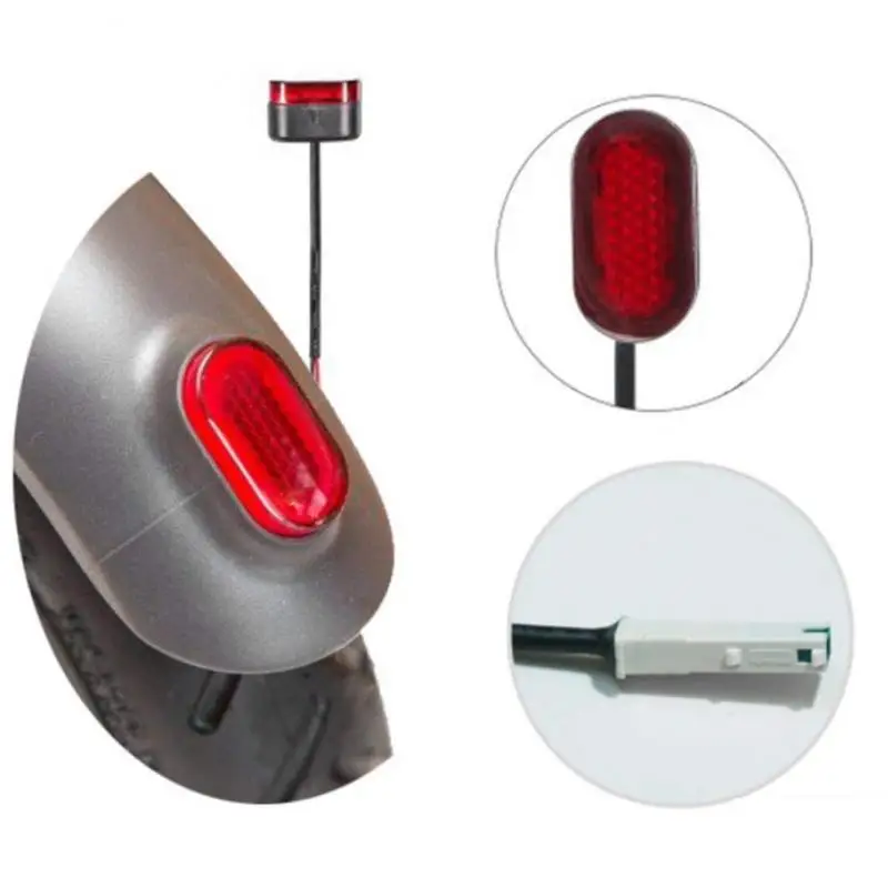 Electric Scooter Rear Tail Light Lamp LED Tail Stoplight Brake Bird Scooters Safety Light for Xiaomi M365 Scooter Vehicles