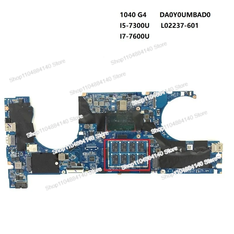 

For I5-7300U I7-7600U L02237-601 Motherboard