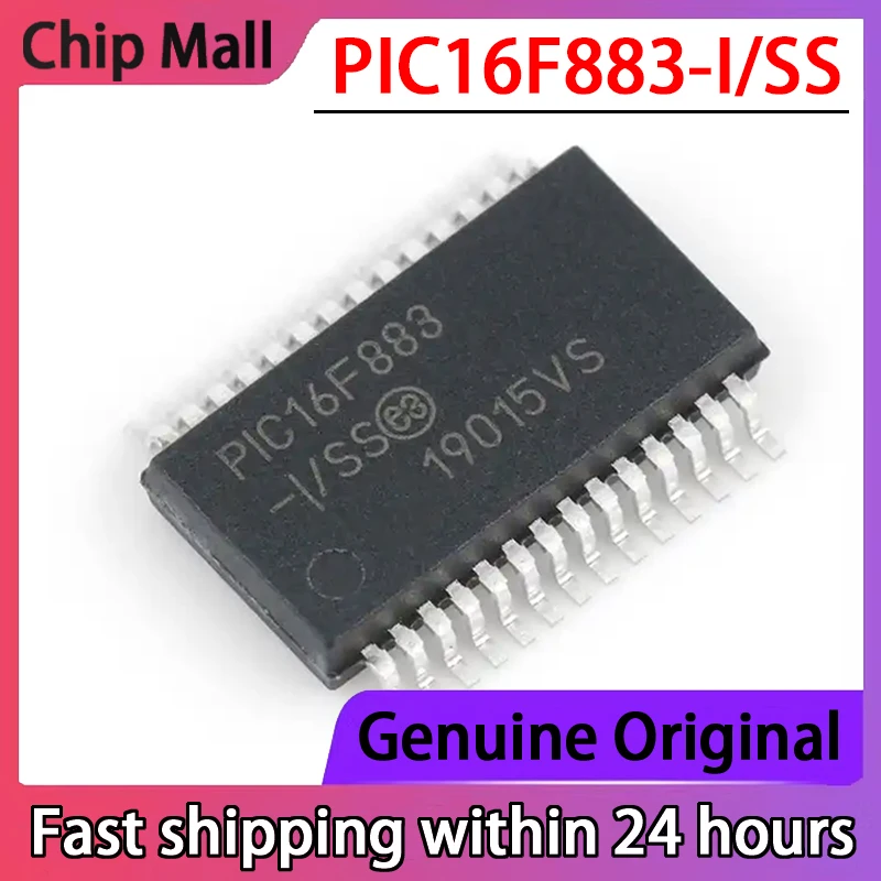 

New Original PIC16F883-I/SS PIC16F883 SSOP28 8-bit Microcontroller Chip in Stock