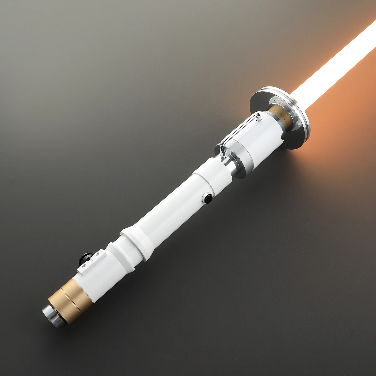 Damiensaber ศาสตราจารย์ Huyang lightsaber การฝึกอบรมดาบต่อสู้หนักแสงดาบไม่สิ้นสุดสีเปลี่ยนโลหะ34แบบอักษรเสียง