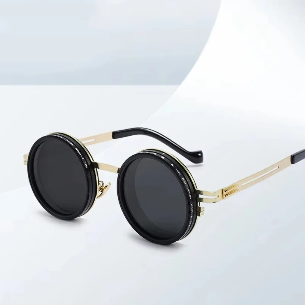 Fashion ND2-400 Adjustable Dimming Glasses ND Filter 9 Level Fishing Sunglasses With Glasse Case UV400 Sun Glasses Driving