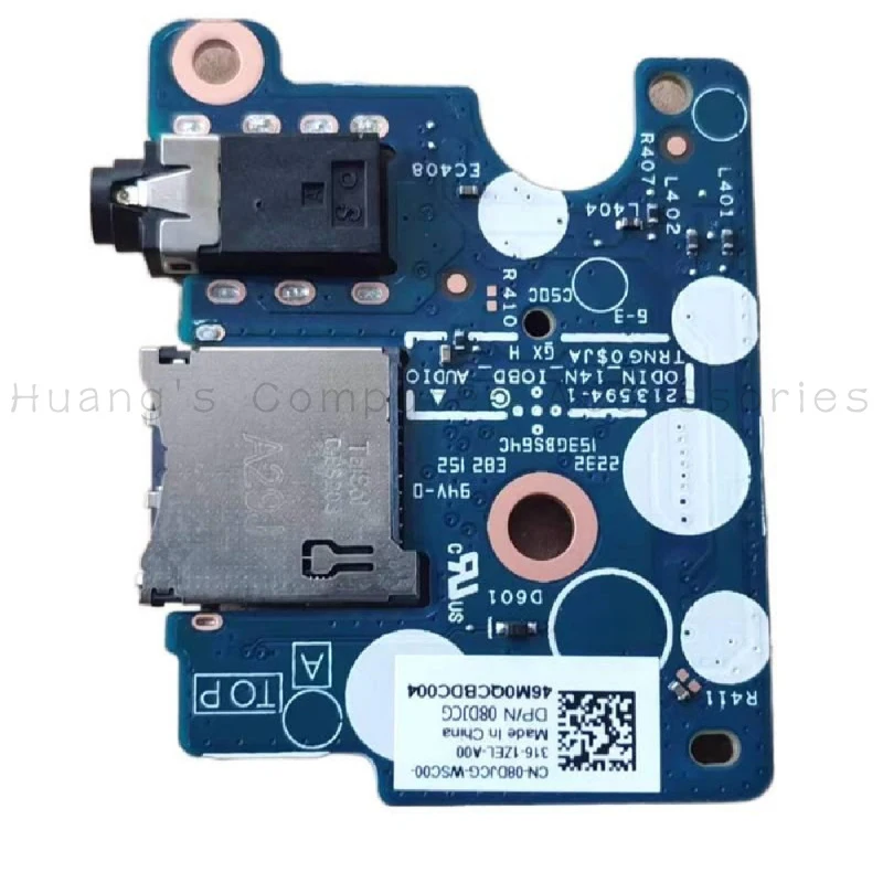 ss-08djcg-new-audio-card-reader-io-board-for-dell-inspiron-7420-laptop-replacement-part
