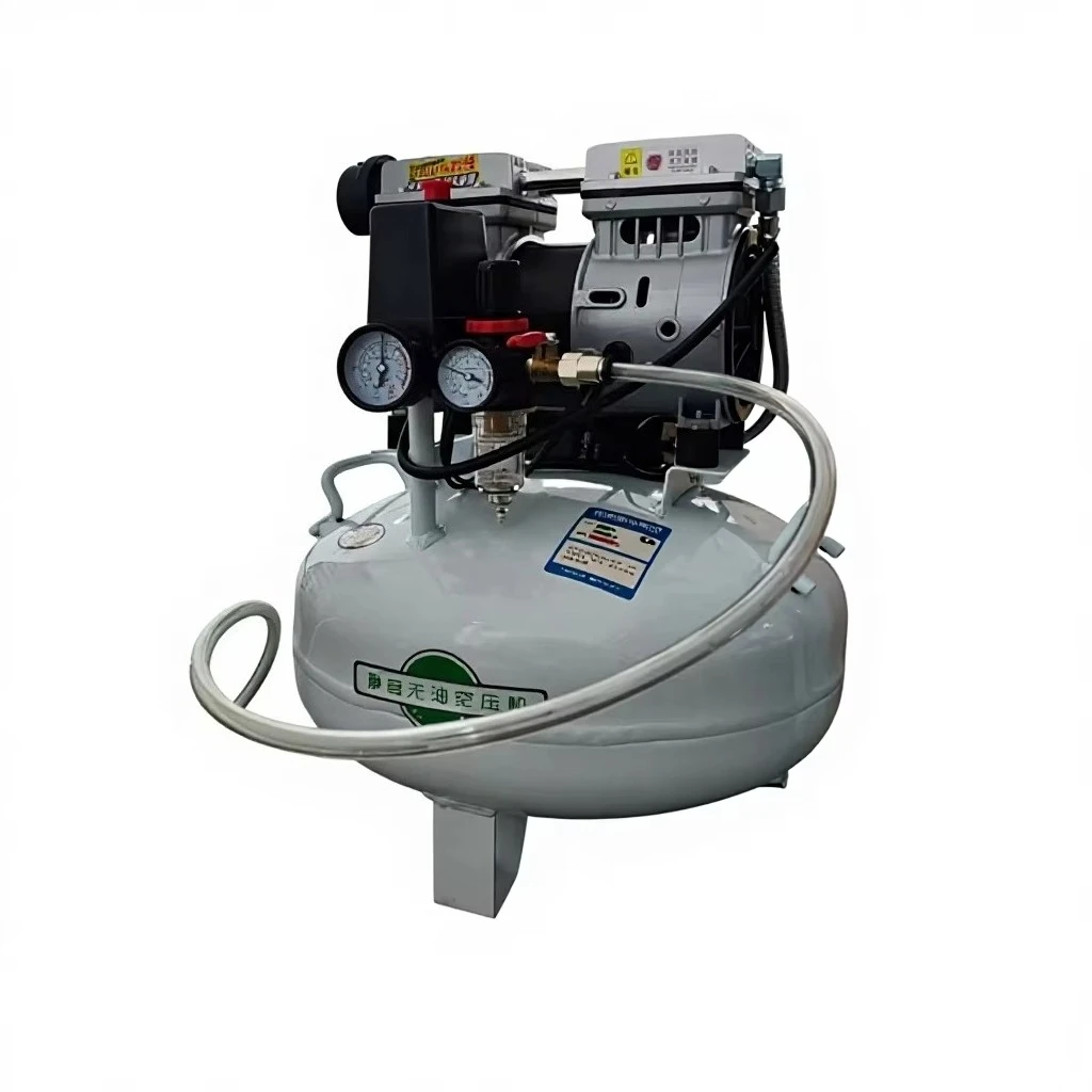 Oil-free Low-noise Silent Air Compressor for Laboratory Use with Atomic Absorption Spectrophotometer
