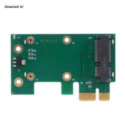 PCI- Express WIFI  Adapter Green Edition PCIE to Mini PCIE Riser Card