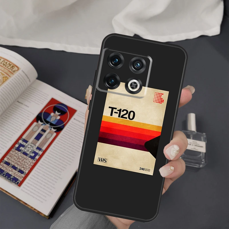 حافظة ملصق عتيقة بشريط كاسيت Vhs لهاتف OnePlus Nord 4 CE 3 2 Lite N30 N20 9 10 Pro 8T 9RT 10T 11 OnePlus 13 12 R