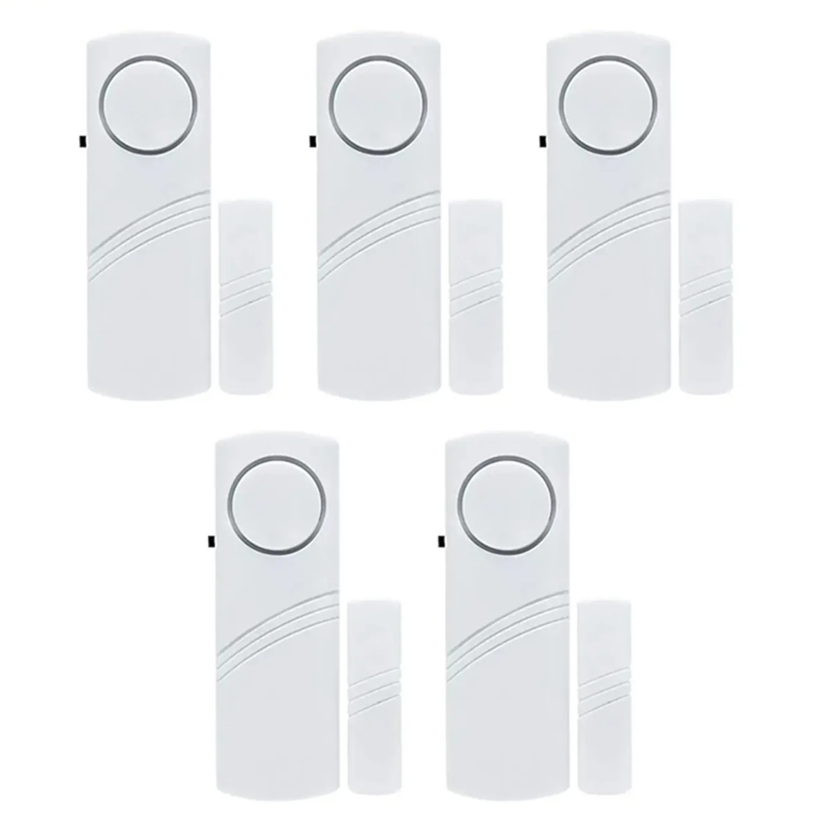 A93P 5Set/Lot Wireless Burglar Alarm Door and Window Magnetic Sensor Alarm Smart Home Security Protection Door Window Alarm