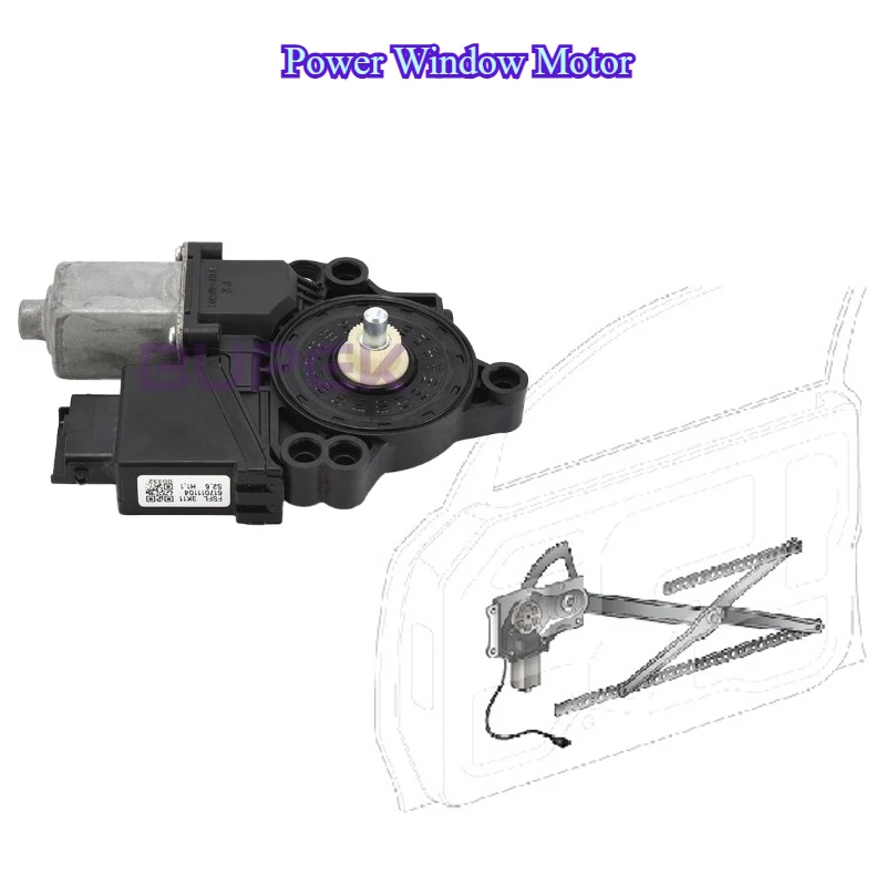 

BUPEK Car Power Window Repair Motor for 2012-2019 Hyundai Veloster Electric Window Regulator Motor Genuine Parts 834602V000