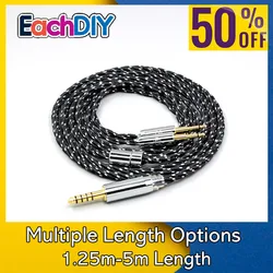 OCC Mixed OFC Twisting Nylon Earphone Cable For Sivga Phoenix SV021 Oriole PII Apollo Aiva LN008702