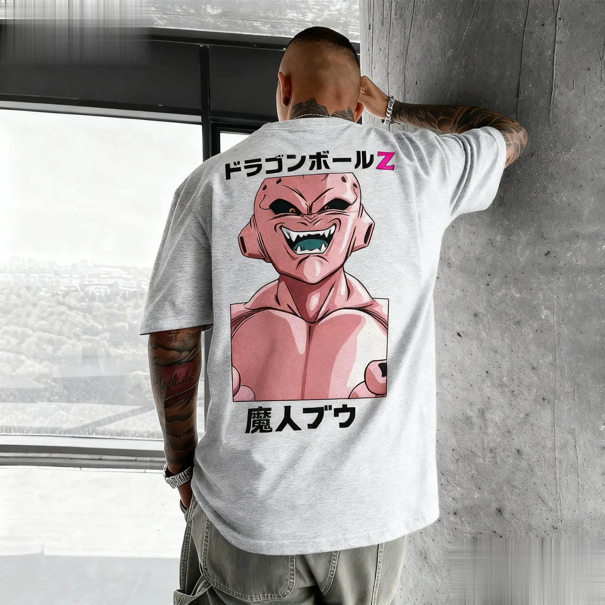 Nieuwe Zomer Dragon Ball Majin Buu Anime Mannen T-shirt Grafische Tee Vrouwen Korte Mouw Streetwear Casual Oversized Tops Vintage