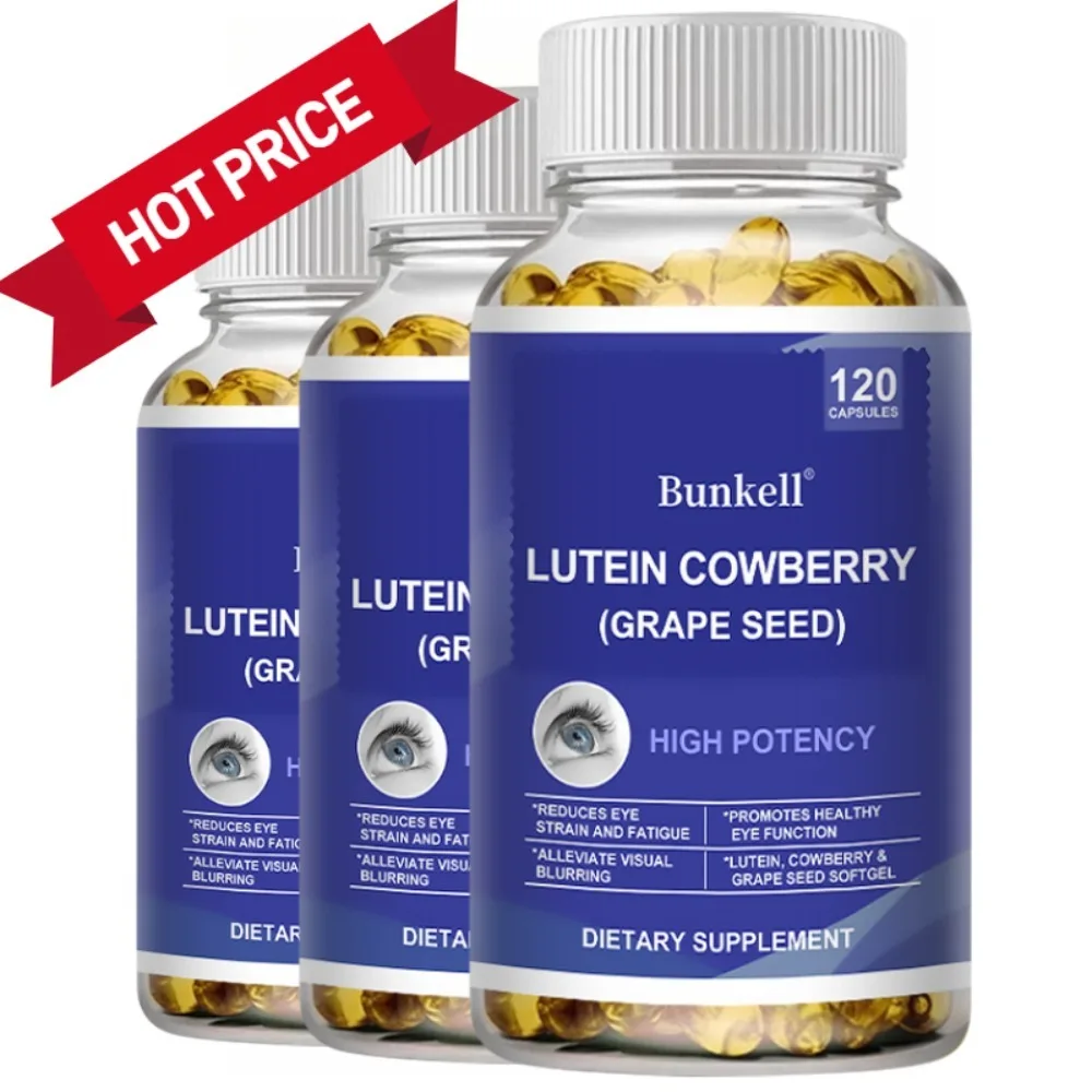 Bilberry Lutein - Promotes Eye and Vision Health, Relieves Eye Fatigue, and Supports Retinal and Macula Health