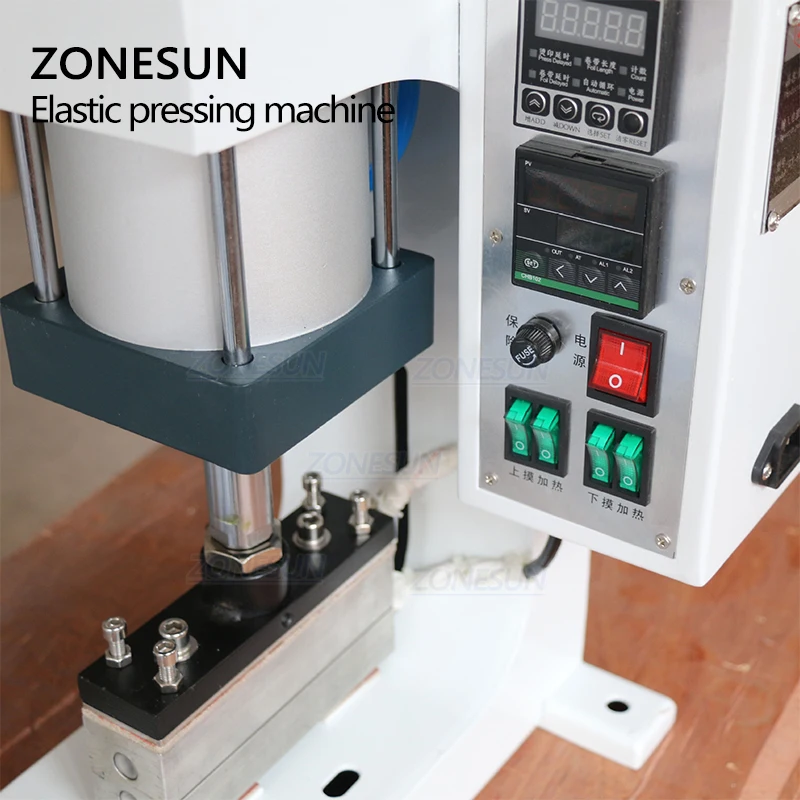 ZONESUN ZS-819G Semi-automatic Stamping Machines Leather Logo Sealing Machines Stamper High Speed Card Embossing Machine