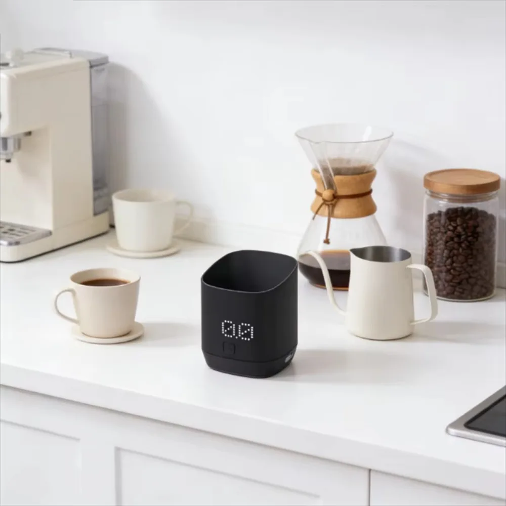 Precise Digital Coffee Dosing Cup Scale LED Display Rechargeable Coffee Measuring Cup High Accuracy Professional