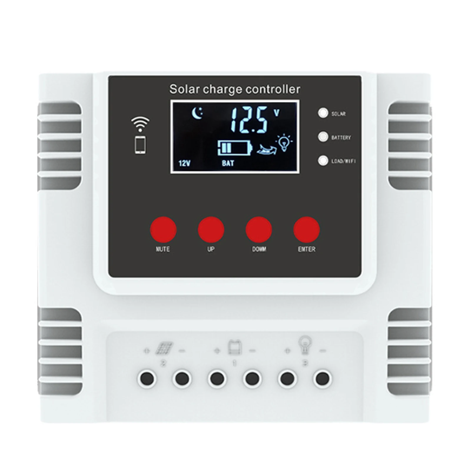 

40A Solar Charge Controller with WiFi Control and LCD Display for Battery Charging For Protection and Energy Management