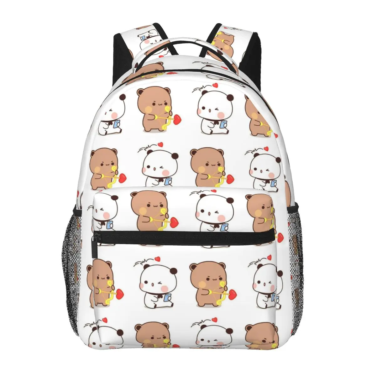 Cartoon Panda Bubu And Dudu Student Backpack School Bag Hiking Travel Daypack for Men Women Fashion Bookbag Shoulder Bags