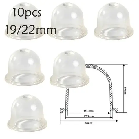 10-30pcs Carburetor Primer Bulb Fuel Pump For Chainsaws Blower Trimmer Brushcutter Universal Replacement Accessories