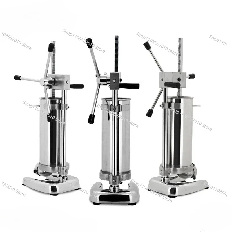 Commercial Manual Extrusion Latin Fruit Machine, 3L Capacity Churros Fritters Maker with 3 Nozzles for Snack Bars