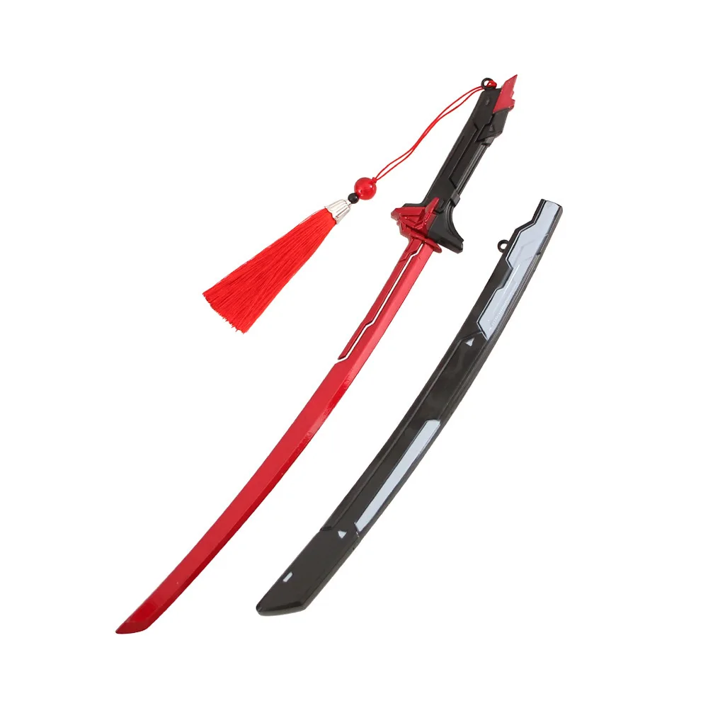30 cm Valorant Game Perifere EX.O Rand Katana Samurai Zwaard Melee Wapen Modale Cosplay Prop Alle Metalen Model Kratten Jongens geschenken