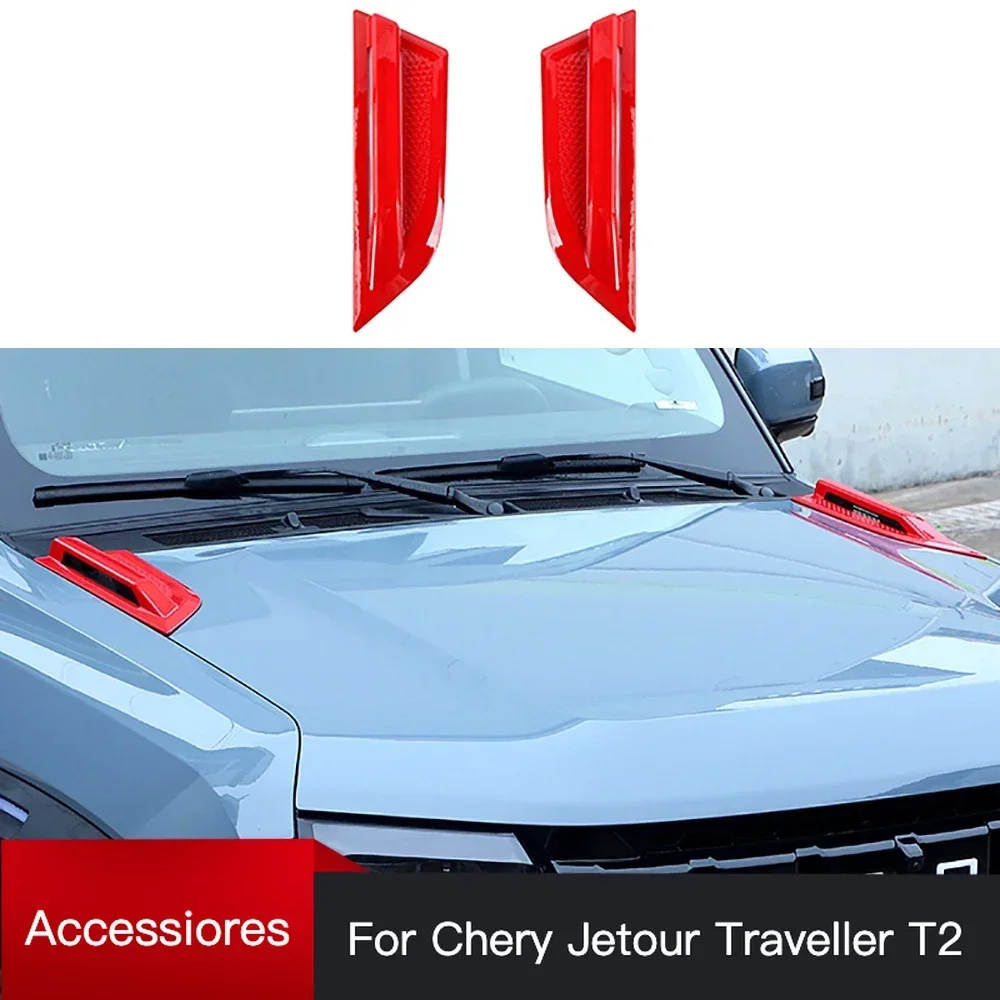 cherry Jetour Traveller 2023 2024 Jetour T2 Car Sticker Modification Hood Handle Decoration Hood Cover