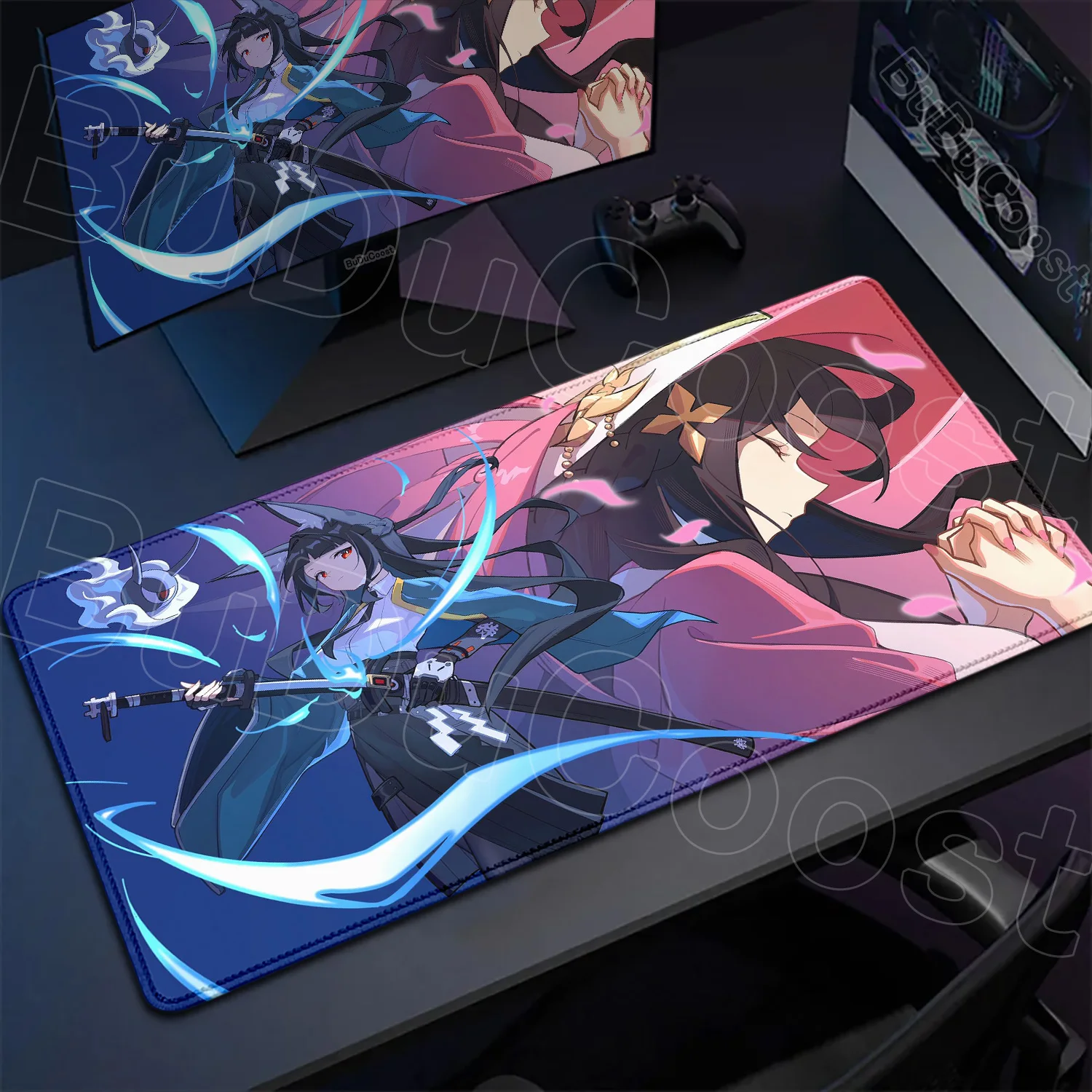 

Zenless Zone Zero MousePad XXL Large Desk KeyboardMat PC Computer Gamer Rubber Gaming Accessories Kawaii Hoshimi Miyabi MousePad