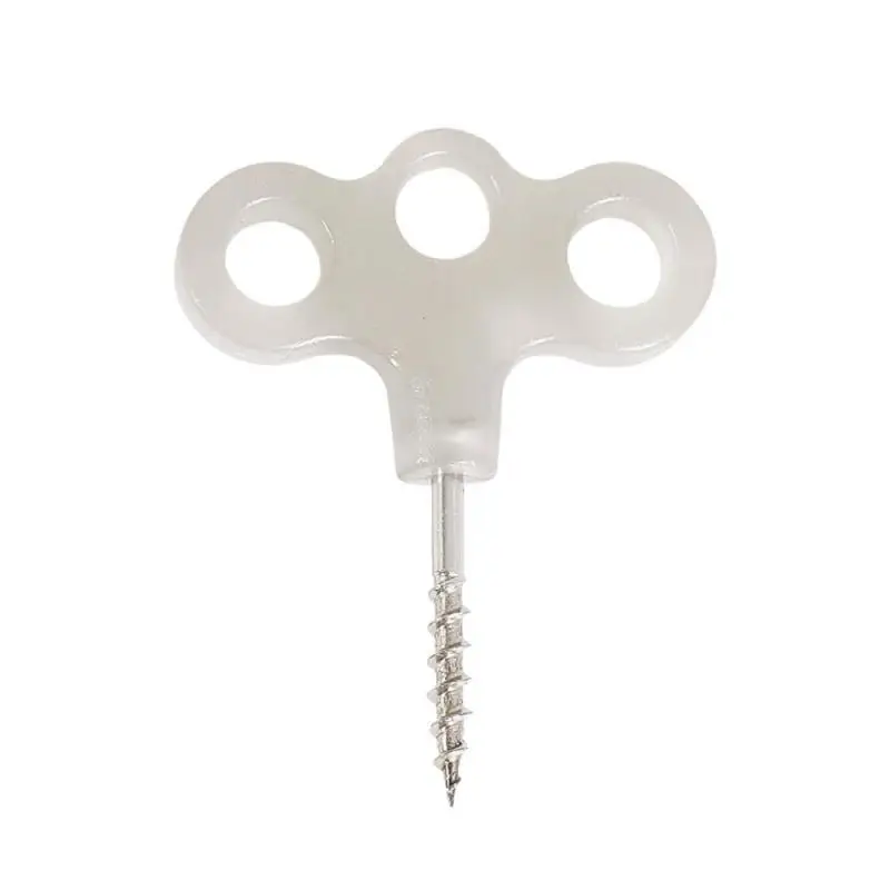 Светящаяся пластиковая веревка для ногтей светящаяся Резьбовая напольная палатка для ногтей оборудование для кемпинга головка из нержавеющей стали с тремя глазками