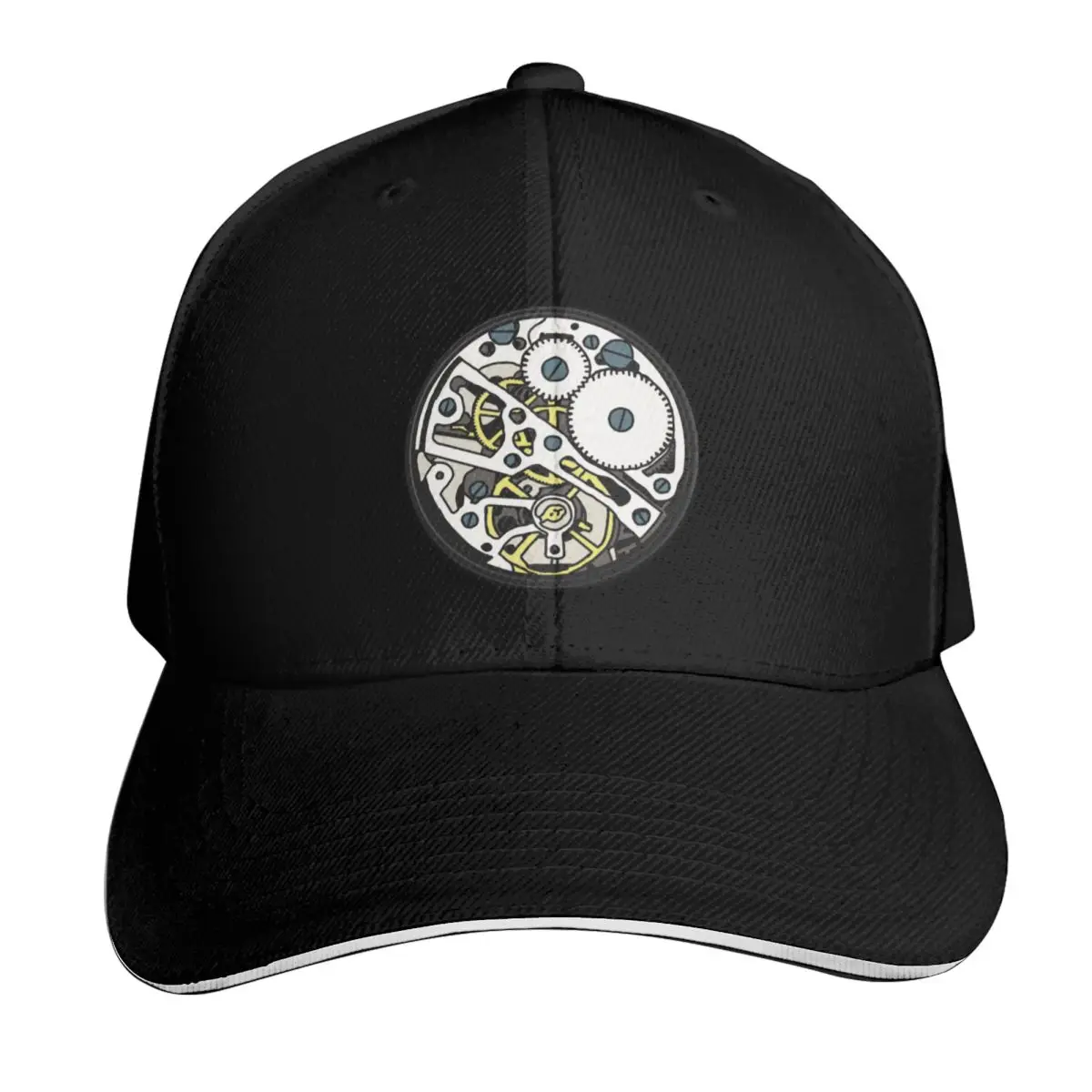 Clockwork Baseball Cap Sun Protection UPF 50+ Breathable Mesh Back Adjustable Buckle Closure