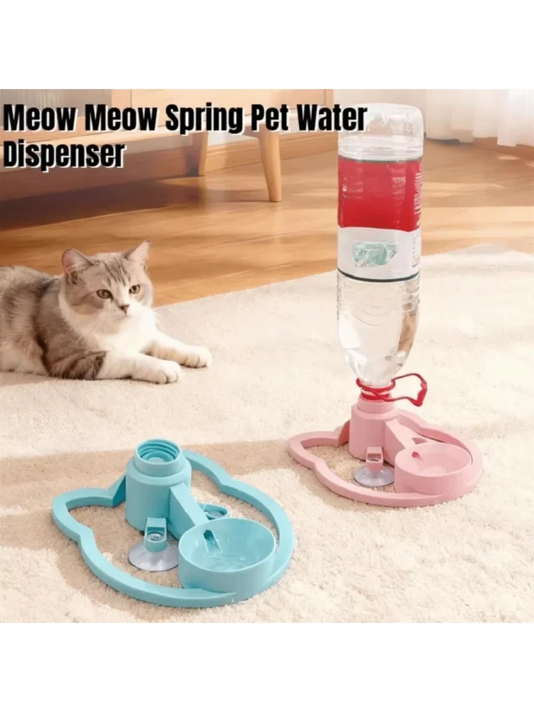 Automatic Water Renewal Cat Drinking Machine Anti Overturning Splash-proof Pet Water Bowl Non Plug in Wet Chin Prevention