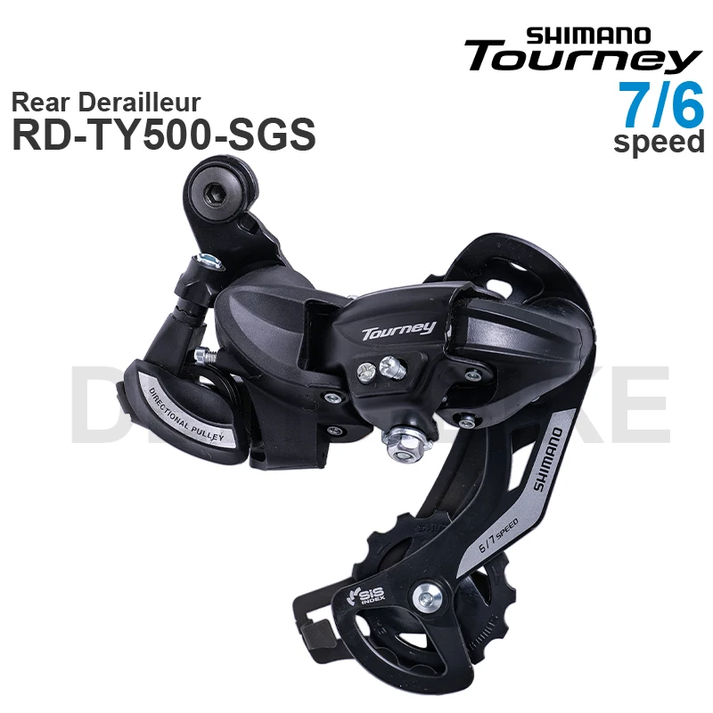 SHIMANO TOURNEY TY Long Cage Rear Derailleur RD-TY500-SGS 6/7-speed -Original parts