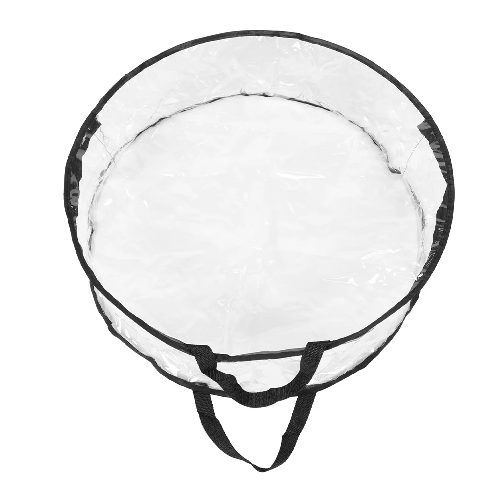 

Christmas Wreath Storage Bag Xmas Garland Protection Zippered Pouch Round Design Home Storage Christmas Garland Pouch