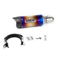 Arrow exhaust pipe 51mm motorcycle carbon fiber with DB Killer common on ZX10R Z900 MT07 R3 R25 MT09 Z400 GSX750 CBR5 yellow600