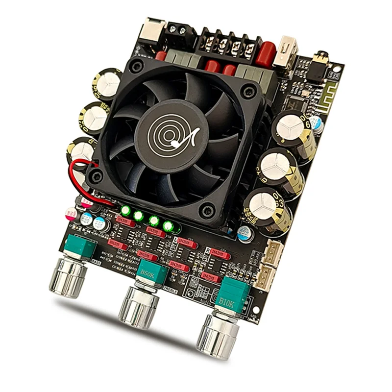 

A88M ZK-3002T Bluetooth цифровой усилитель мощности плата 300WX2 2,0-канальный стерео Hi-Fi предусилитель TPA3225 сабвуфер-A