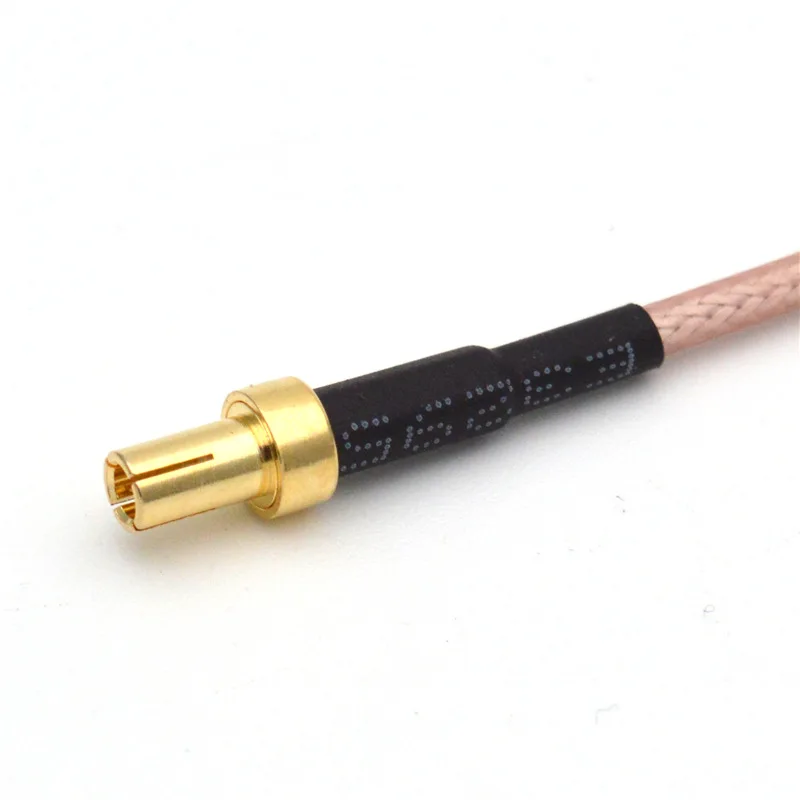 TS9/CRC9 male gold-plated to F female imperial TS9/F-JK custom RG174 RG316 cable 15cm