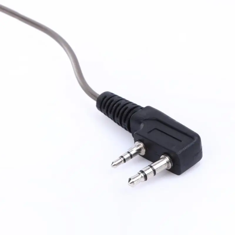 หูฟังวิทยุสื่อสาร 1 ชิ้น สำหรับวอล์คกี้ทอล์คกี้ แบบ 2 ขา หูฟังชนิด K หูฟังอะลูมิเนียมฟอยล์