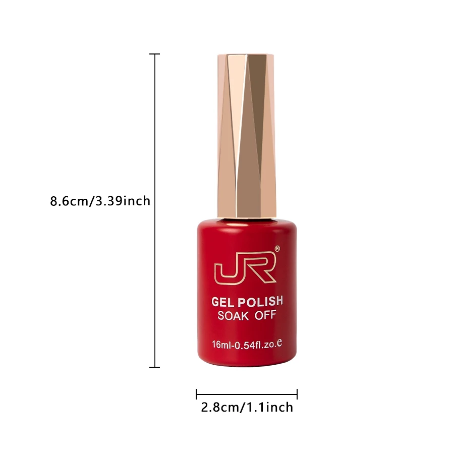 JR 6 قطعة 16 مللي مجموعة طلاء الأظافر هلامية بما في ذلك الأحمر الوردي عارية هلام البولندية عدة UV LED نقع قبالة البولندية المنزل لتقوم بها بنفسك الهدايا #6