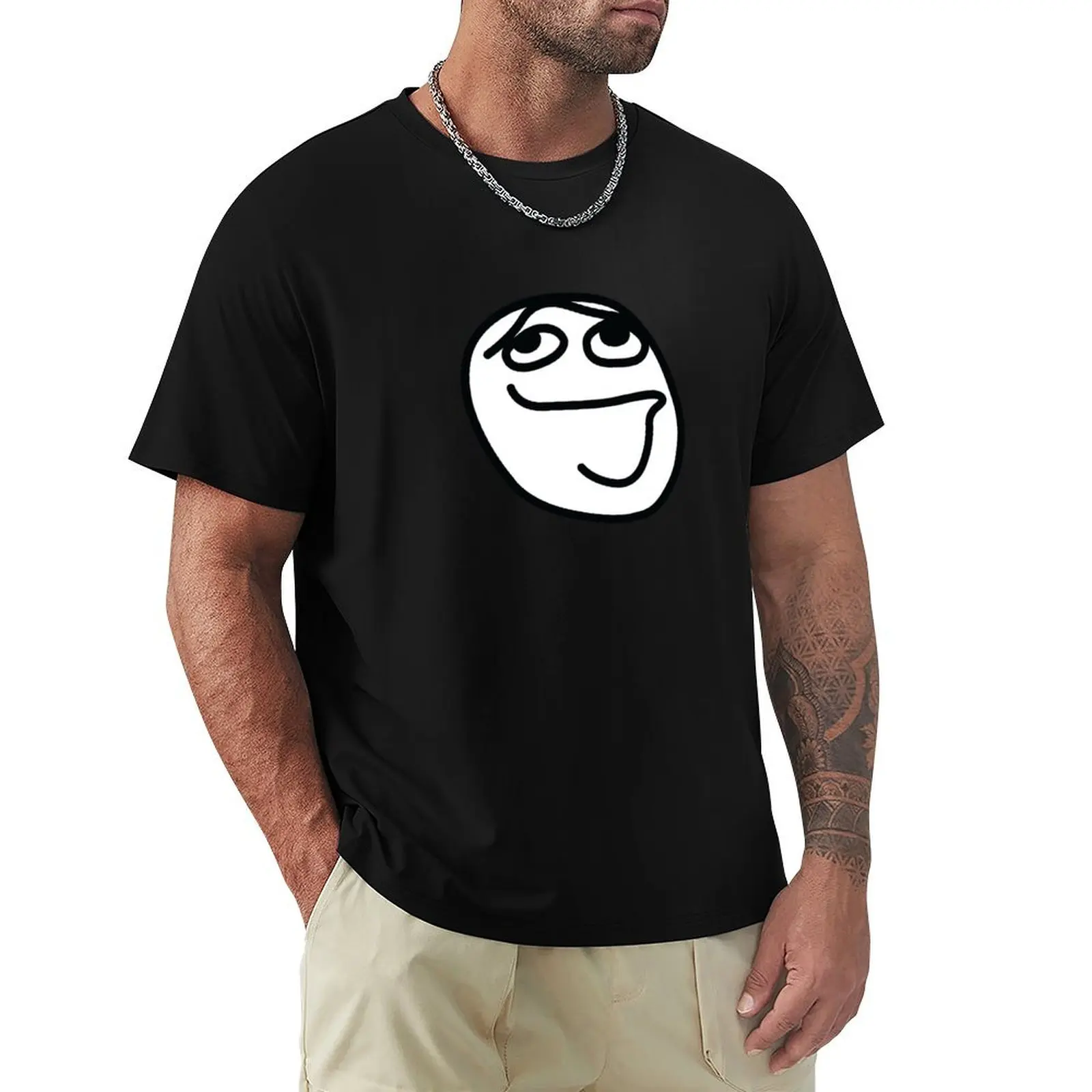 

Clueless Emote High Quality T-Shirt Big and Tall Short Sleeve Tee