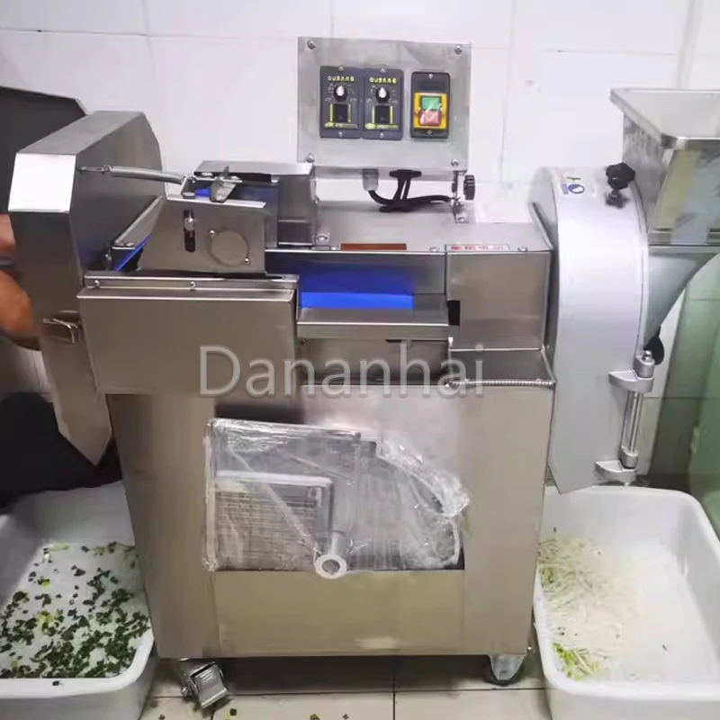 Electric Vegetable Cutter for Restaurants Multifunctional Eggplant And Cucumber Shredder Kitchen Appliance