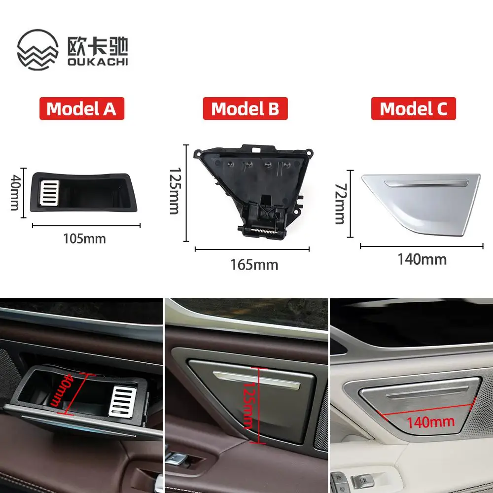 

Interior Rear Door Ashtray Cover Liner Case Replacement For BMW 7 Series G11 G12 730Li 740Li 750Li 760Li 2016-2022