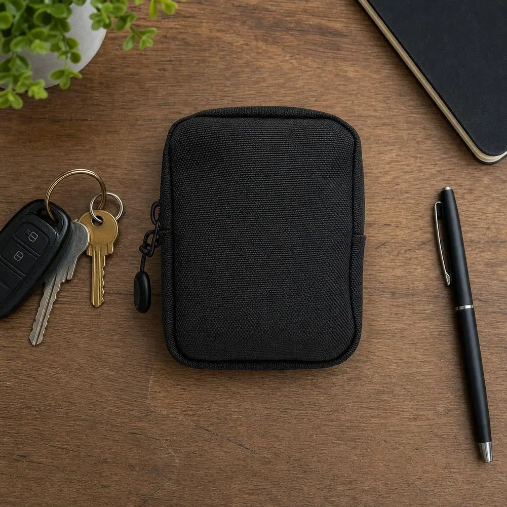 EDC Pouch Mini Pocket Wallet Dyneema X-Pac Coin Purse Utility Gadget Organizer Tactical Key Card Cash Bag for Outdoor Camping