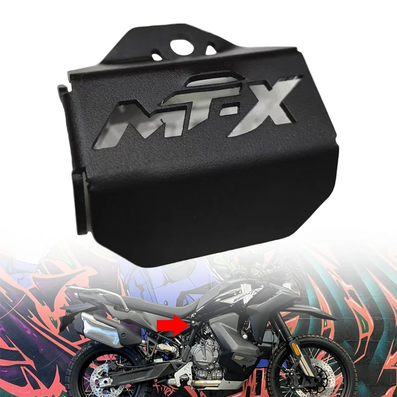 

For CFMOTO 800MT-X 2024 2025 Motorcycle Accessories Rear Brake Fluid Reservoir Cover 800MTX Brake Fluid Storage Tank Decorative