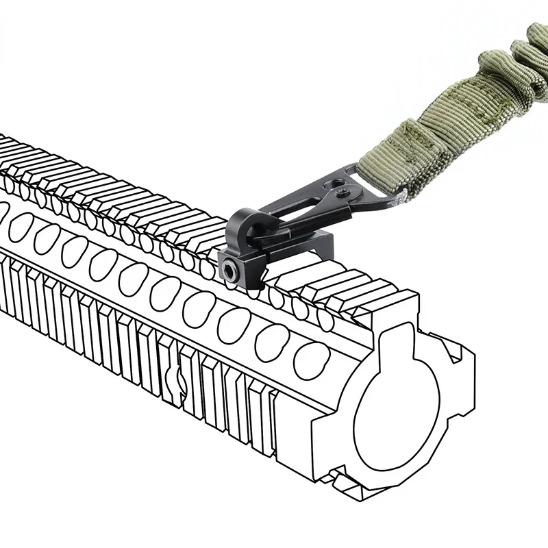 QD Strap Buckle Sling Swivel Adapter Mount 20mm Rail Base Loop Attachment Toy Gun Accessories