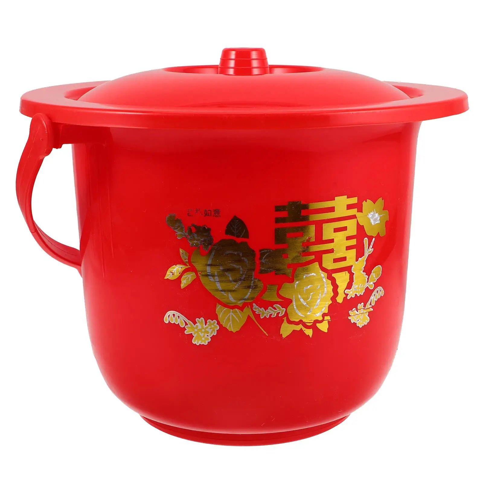 

Portable Toilet Chamber Pot for Elderly Women Bedside Commode Bucket Camp Camping Pots with Cover