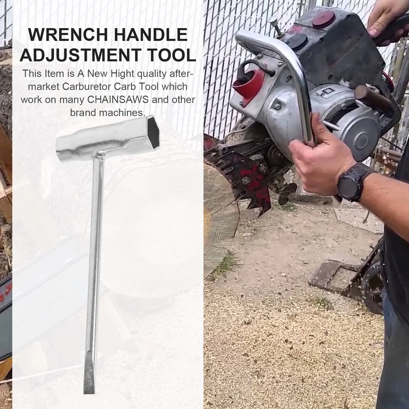 Professional T Wrench Handle Adjusting Tool for Chainsaw Carburetor Calibration High Quality Aftermarket Tuning Tool Works